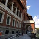 Muzeul Ţăranului Român - aspecte din timpul lucrărilor (august 2017)