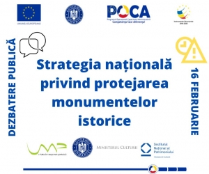 Consultări online STRATEGIA NAȚIONALĂ PRIVIND PROTEJAREA MONUMENTELOR ISTORIC