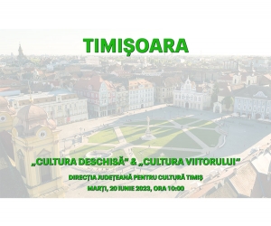 Întâlnire de lucru la Timișoara privind politicile publice „Cultura deschisă” și „Cultura viitorului”